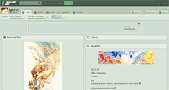 Desktop Screenshot of ephirel.deviantart.com