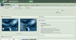 Desktop Screenshot of kuwanger-.deviantart.com