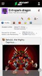 Mobile Screenshot of evil-spark-dragon.deviantart.com