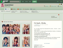 Tablet Screenshot of lenadrofranci.deviantart.com