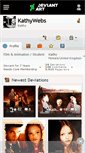Mobile Screenshot of kathywebs.deviantart.com