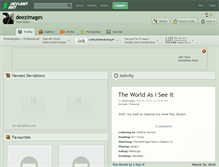 Tablet Screenshot of deezimages.deviantart.com