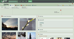 Desktop Screenshot of grell-ka.deviantart.com