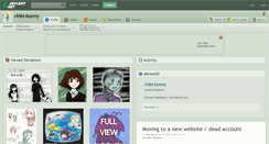 Desktop Screenshot of chibi-bunny.deviantart.com