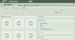 Desktop Screenshot of latex-master.deviantart.com