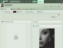 Tablet Screenshot of moriannoxa.deviantart.com
