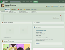 Tablet Screenshot of daryan-crescend.deviantart.com