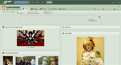 Desktop Screenshot of poisonedangel.deviantart.com