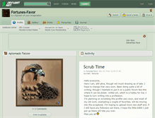 Tablet Screenshot of fortunes-favor.deviantart.com