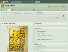 Tablet Screenshot of frankosborne.deviantart.com