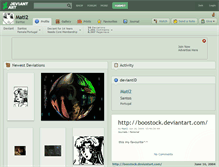 Tablet Screenshot of mati2.deviantart.com