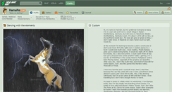 Desktop Screenshot of kamaite.deviantart.com