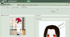 Desktop Screenshot of dark--chan.deviantart.com