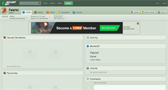 Desktop Screenshot of falariel.deviantart.com