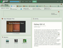 Tablet Screenshot of oliuss.deviantart.com