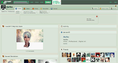 Desktop Screenshot of morfex.deviantart.com