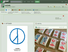 Tablet Screenshot of coclodo.deviantart.com