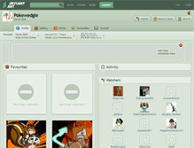 Tablet Screenshot of pokewedgie.deviantart.com