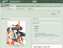 Tablet Screenshot of marijka.deviantart.com