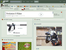 Tablet Screenshot of a-41.deviantart.com