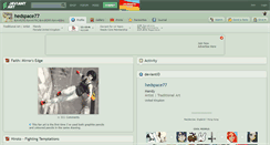 Desktop Screenshot of hedspace77.deviantart.com