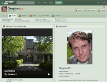 Tablet Screenshot of clangston.deviantart.com