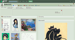 Desktop Screenshot of kyoko12337.deviantart.com
