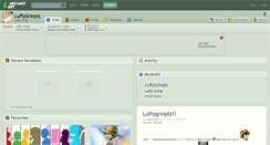 Desktop Screenshot of luffygrinplz.deviantart.com