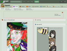 Tablet Screenshot of bqueen.deviantart.com
