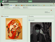 Tablet Screenshot of octocom.deviantart.com