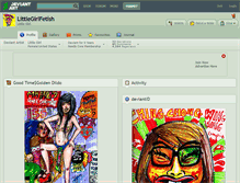 Tablet Screenshot of littlegirlfetish.deviantart.com