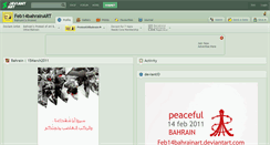 Desktop Screenshot of feb14bahrainart.deviantart.com