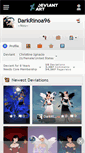 Mobile Screenshot of darkrinoa96.deviantart.com