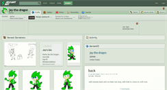 Desktop Screenshot of jay-the-dragon.deviantart.com