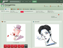 Tablet Screenshot of choneygirlchina.deviantart.com