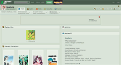 Desktop Screenshot of lovelure.deviantart.com