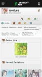 Mobile Screenshot of lovelure.deviantart.com