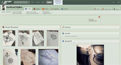 Desktop Screenshot of donteventripbro.deviantart.com