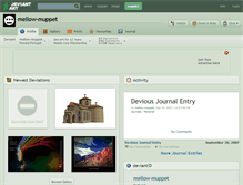 Tablet Screenshot of mellow-muppet.deviantart.com