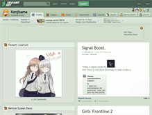 Tablet Screenshot of kenjisama.deviantart.com