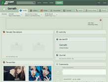 Tablet Screenshot of gorrath.deviantart.com