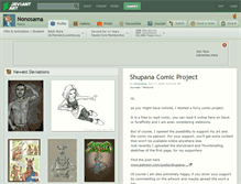 Tablet Screenshot of nonosama.deviantart.com
