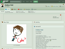 Tablet Screenshot of endless-void.deviantart.com
