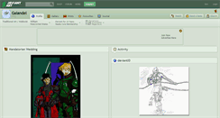 Desktop Screenshot of galandel.deviantart.com