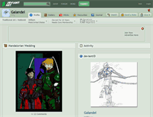 Tablet Screenshot of galandel.deviantart.com