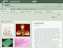 Tablet Screenshot of eagle-elf.deviantart.com