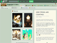 Tablet Screenshot of dragonball-z-club.deviantart.com