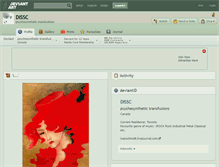Tablet Screenshot of dissc.deviantart.com