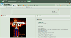 Desktop Screenshot of chrischaos.deviantart.com