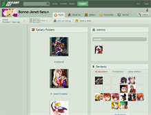 Tablet Screenshot of bonne-jenet-fans.deviantart.com